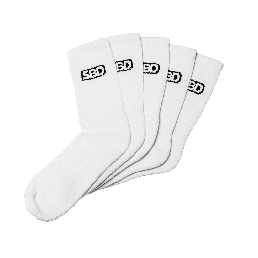 SBD Crew Socks Multipacks (White)