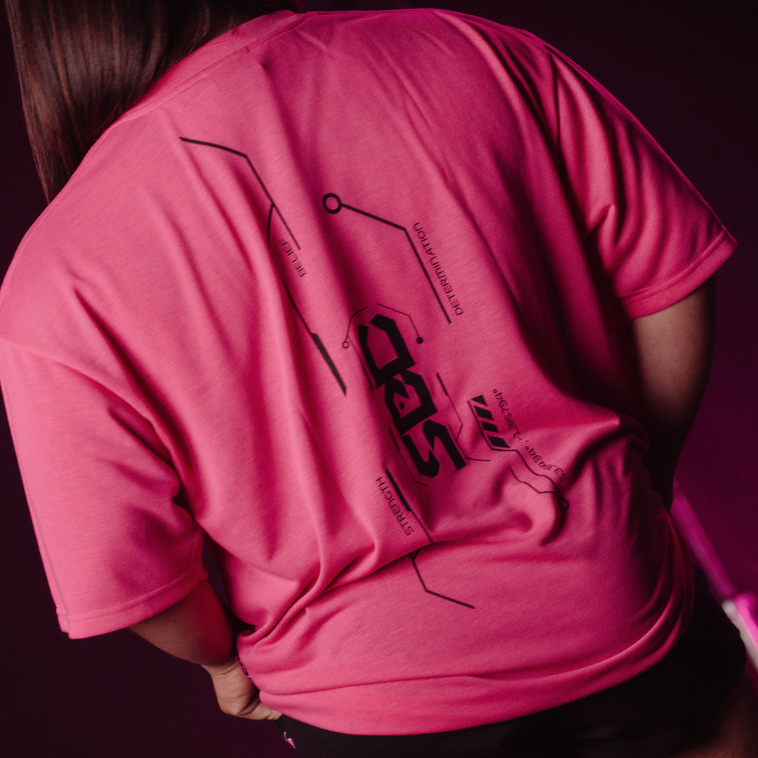 Nova Oversized Shirt Glow Pink
