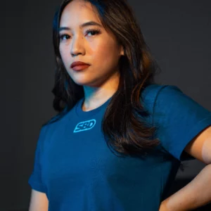 Reflect Teal Crop-top