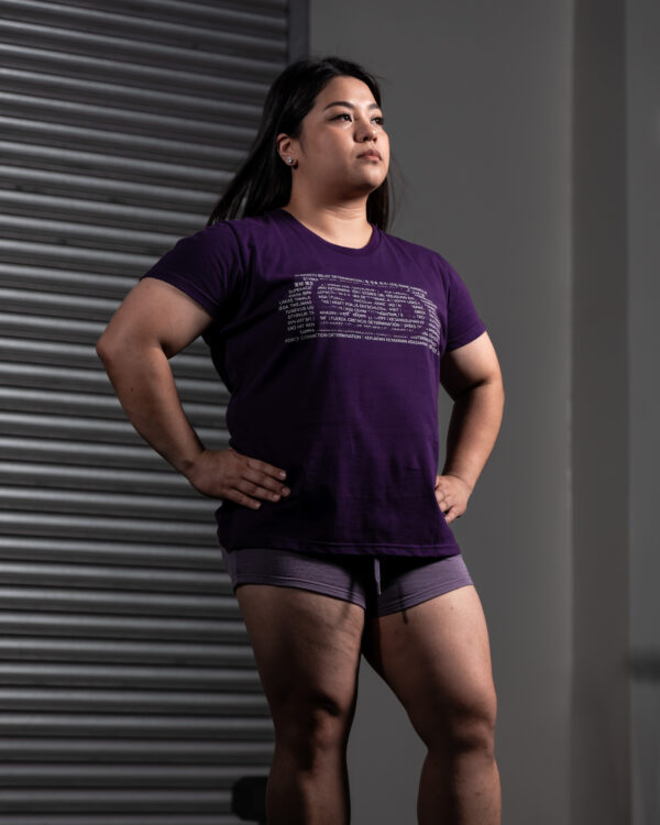 Aspire Purple Brand T-Shirt - Image 3